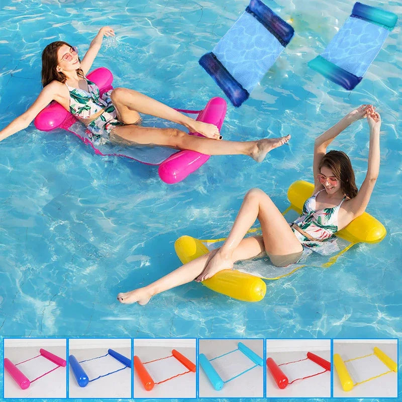 Dive into Relaxation with Our New Inflatable Water Hammock Recliner!